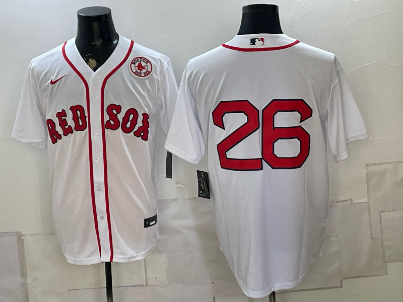 2026 Men Boston Red Sox #26 white Nike MLB Jersey 0824007